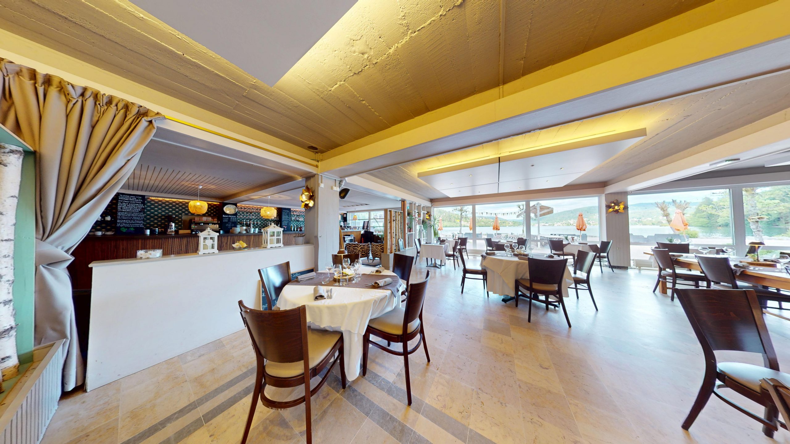Visite virtuelle 3D d’un restaurant à Gérardmer dans les Vosges