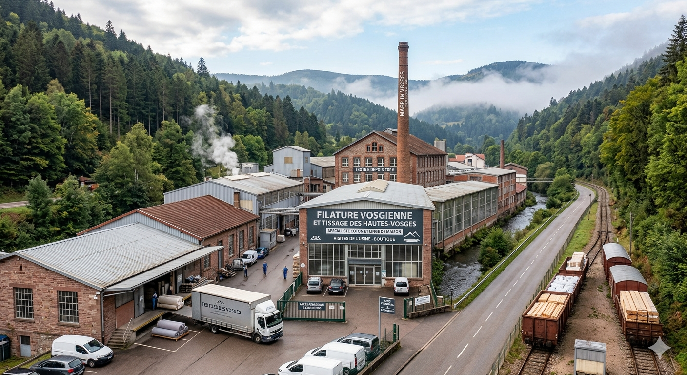 Visite virtuelle 3D et drone d’un site professionnel dans les Vosges